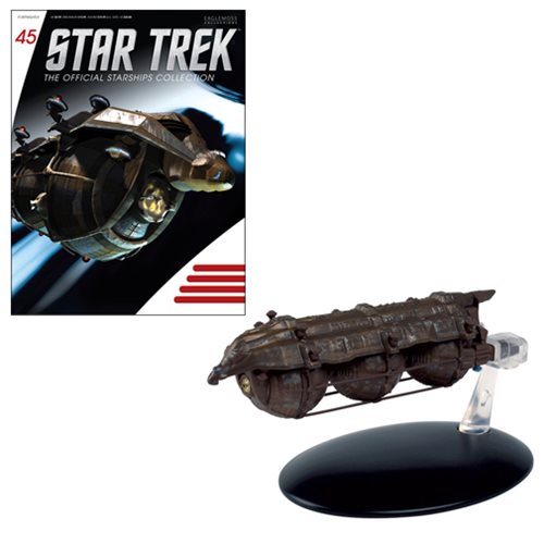 Star Trek Starships Malon Freighter Die-Cast Vehicle with Collector Magazine